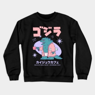 Godzilla Kaiju Cafe Crewneck Sweatshirt